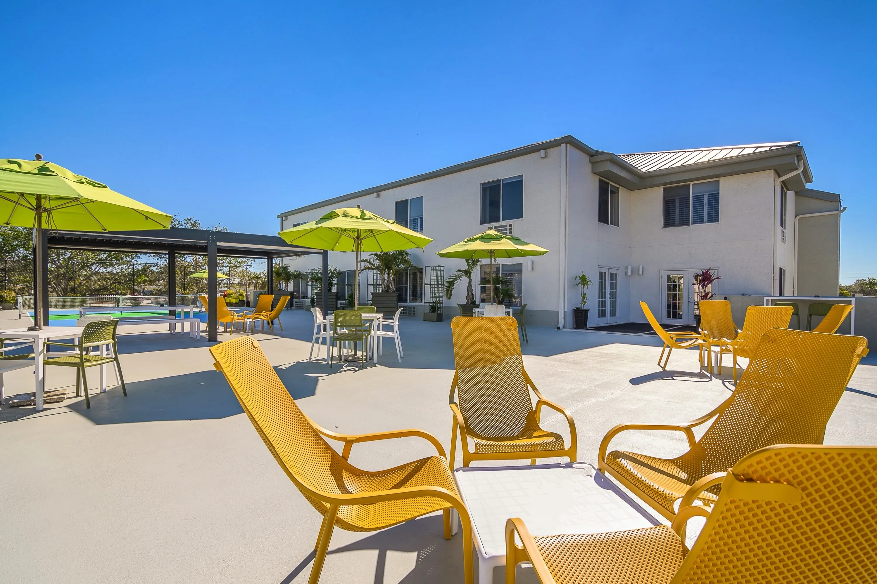 Sunny Outdoor Terrace